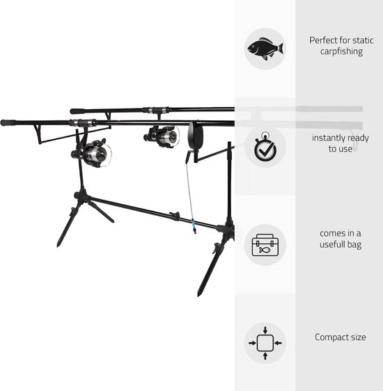 FISH-XPRO Karperset - Carpset Pro Improve Set - 2-Rod - Karperhengelset - Extra Uitgebreid - 96-Delig van Merkloos — afbeelding 5