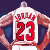 Michael Jordan poster - Michael Jordan Basketbal posters | 50 x 50 cm | pop art streetart