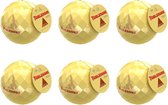 Toblerone chocolade geschenkballen met Toblerone Mini binnenin - melkchocolade met nougat, amandel en honing - 100g x 6