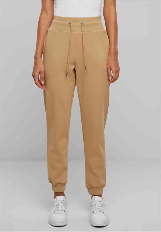 Urban Classics - Cozy Dames joggingbroek - XXL - Beige