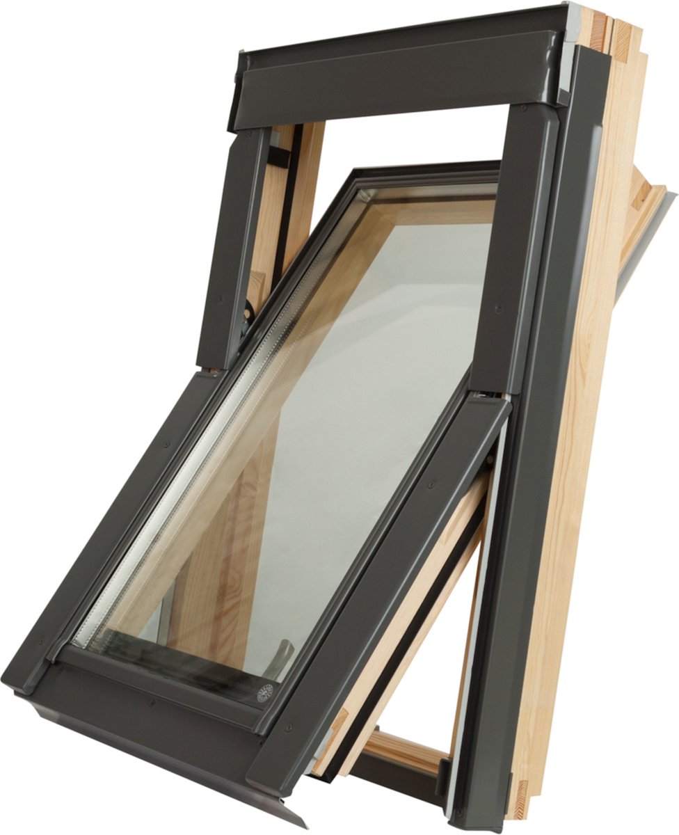 Winstar grenen dakraam 94x140 CM