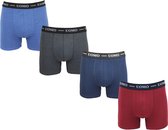 UOMO 4-Pack heren boxershorts assorti maat L