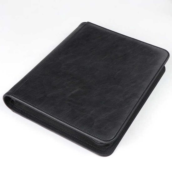MIXPOET Top Loader Verzamelkaartenalbum, map voor 112 toploaders, 4 vakken, Trading Card Binder hoezen voor Rigid YGO/MTG/TCG kaartenverzamelalbums