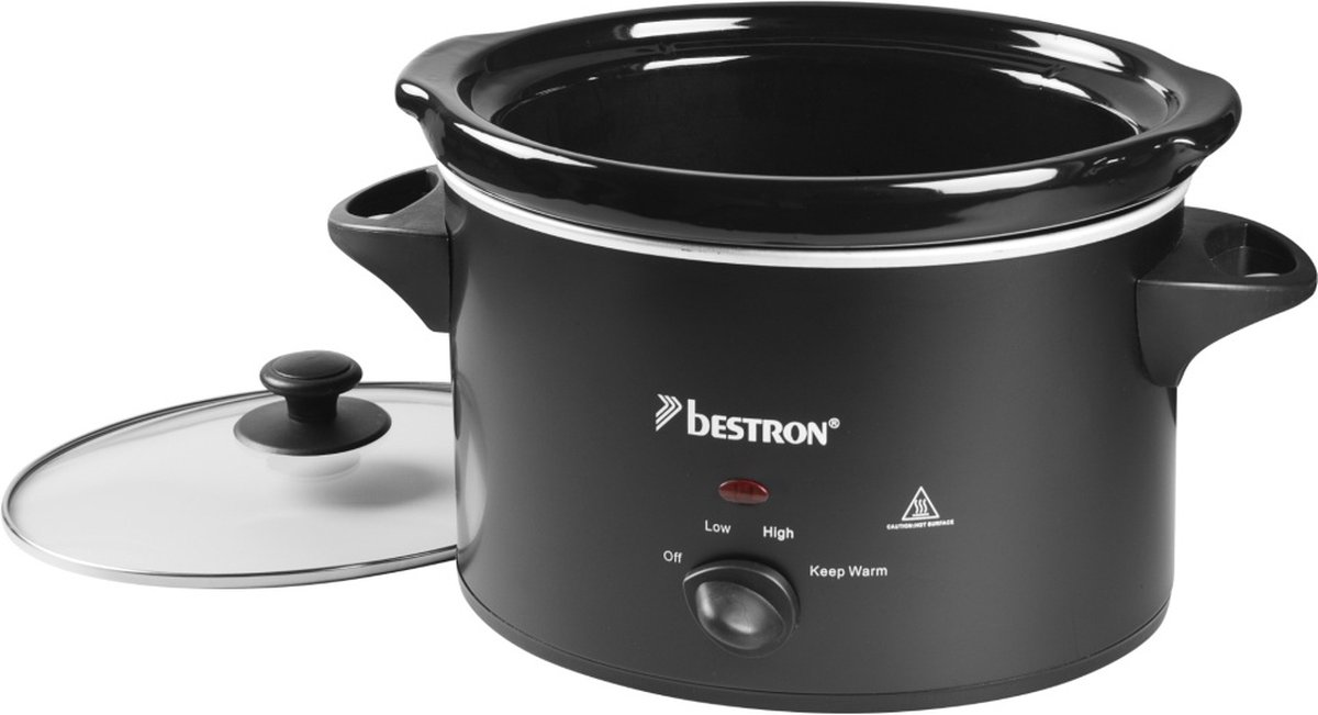 Afbeelding 3 van Bestron Black Label Slow Cooker 3,5 liter