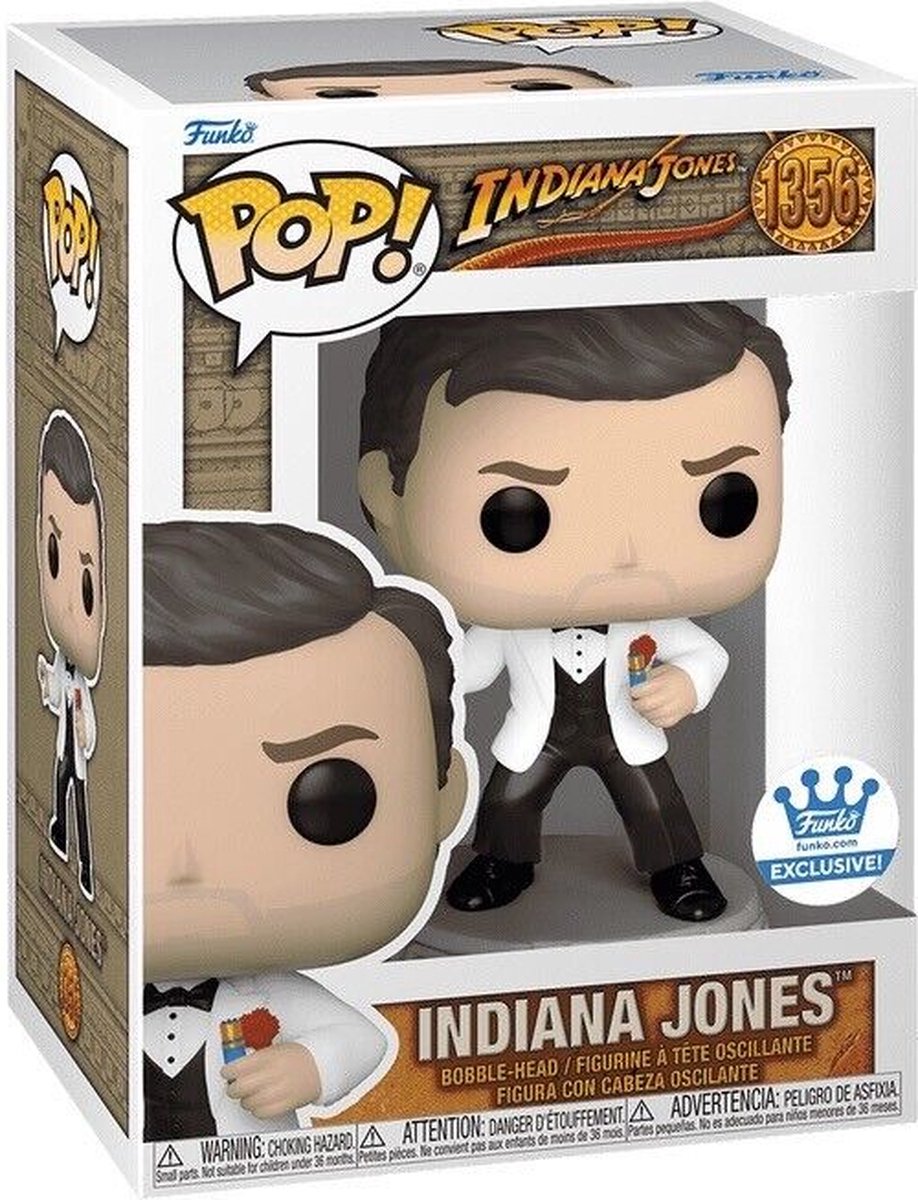 Funko Pop! Movies: Indiana Jones in White Suit Indiana Jones #1356 Exclusive