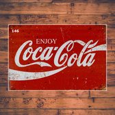 Wandbordje Coca Cola Logo