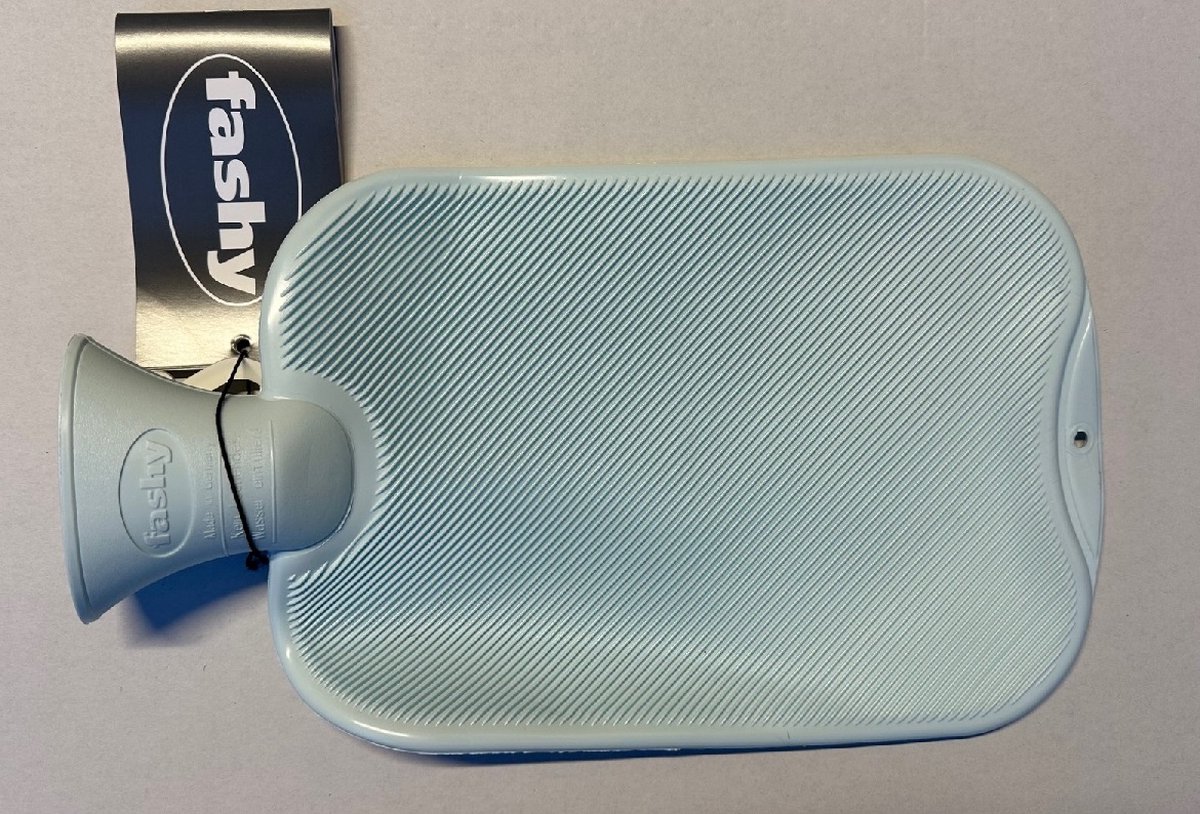 Goedkoopste Fashy - Warmtekruik - Enkelzijdig Geribbeld - Zacht Blauw