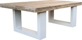 Wood4you - Table basse New England échafaudage bois blanc -