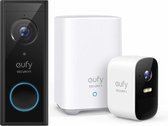 Eufy by Anker Video Deurbel + EufyCam 2C - Inclusief HomeBase 2 - Bundel