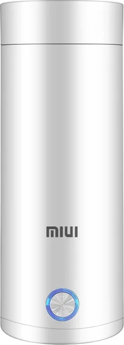 MIUIMIUI Waterkokers - Waterkoker Wit - 400Ml Draagbare Elektrische Kettlesthermal Cup - Maak Thee - Koffie - Reizen - Smart Waterkoker