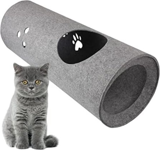 Doe-het-zelf kattentunnel met kartonnen buizen: Leuk en veilig