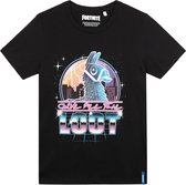 Fortnite Jongens T-shirt - zwart - Maat 164