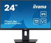 Bol.com iiyama ProLite XUB2492HSU-B6 - 24 Inch - IPS - Full HD - USB-hub - In hoogte verstelbaar aanbieding