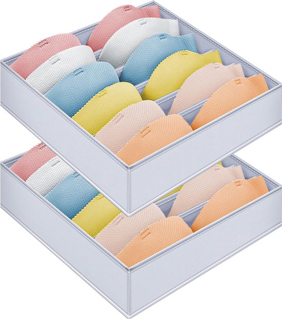 Set Van 4 Lippenladen Organizers - Voor Sokken, Ondergoed, BH's & Kleding - Opvouwbaar
