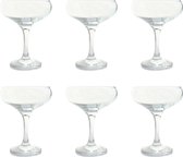 OTIX Champagnecoupe Glazen - 6 Stuks - Glas - Champagneglazen - Pornstar Martini Glazen - Cocktailglazen