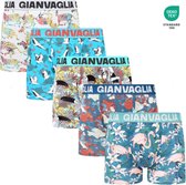 GIANVAGLIA® Deluxe 5-Pack GVG-5082 Heren Katoenen Boxershort M