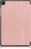 Cover Map Hoes geschikt voor Samsung Galaxy Tab A9 PLUS - 11 - Roze-Goud