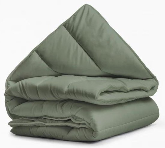 Sleeps Lazy Dekbed zonder overtrek Groen Eenpersoons 140x200cm - Anti  Allergie Dekbed... | bol