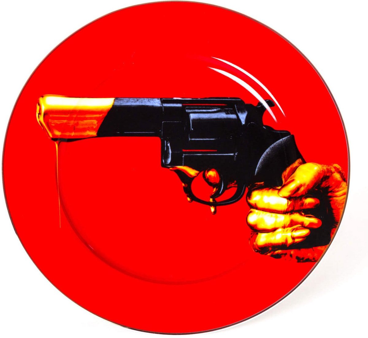Seletti Toiletpaper Dinerbord Ø27 Porselein Revolver