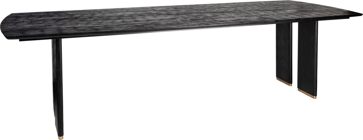 PTMD Eetkamertafel Liber - Zwart - 280x110x77cm