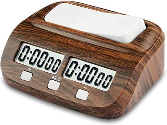 Chess Clock, Multifunctional Digital Chess Timer with Bonus, Delay, Byoyomi, Addition and Move, Professional Portable Chess Clock for Chess Match Go Chess Game