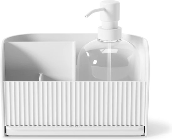 Umbra Organisateur d'évier avec flacon pompe à savon - 1019722-660 - Compartiments de tri