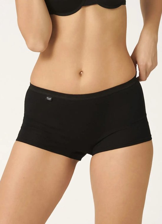 sloggi Basic + Ladies Short jambe - Noir - Taille 40