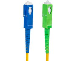 Maclean - Glasvezel patchkabe enkelmode van 5 m - SC/APC-SC/UPC SM 9/125 LSZH - G657A2 - MCTV-403