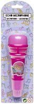 Echo microfoon - roze- speelgoed microfoon resonantie galm - geen batterijen nodig - 12 cm - Kerstcadeau Sinterklaas schoencadeautje