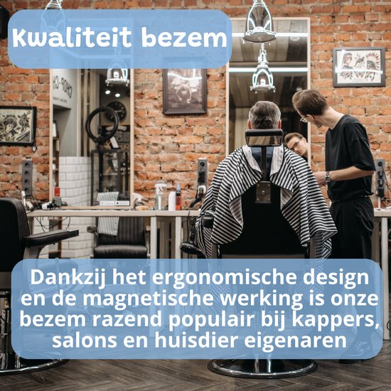 2 in 1 Rubberen bezem - Extra lang 160cm - Bezem binnen & buiten - Vloerwisser met steel - Vloertrekker - Veger — afbeelding 5