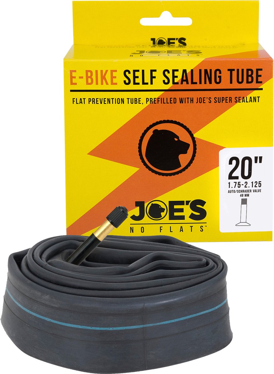 Joe's No Flats - Binnenband Self Sealing Tube AV 48MM 20x1.75-2.25 E-Bike