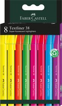 Faber-Castell tekstmarker 38 - etui 8 stuks - FC-157778