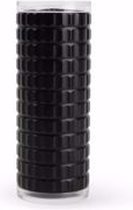 S|P Collection Peper/zoutmolen H12,5cm geribbeld zwart Savor