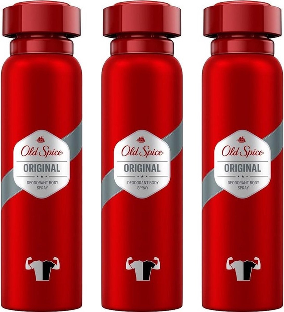 Goedkoopste Old Spice Original Deo Spray - 3 x 150 ml