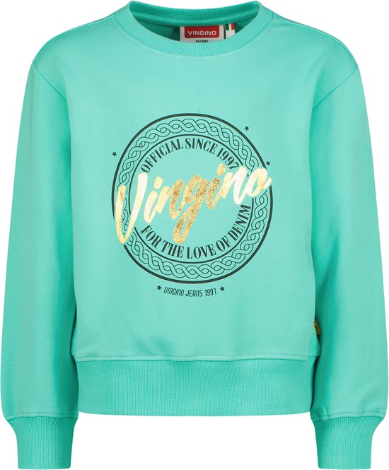 Vingino Sweater Narisse Meisjes Trui - Tropic mint - Maat 176