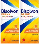 Bisolvon Drank Voor Kinderen Aardbeiensmaak - 2 x 200 ml