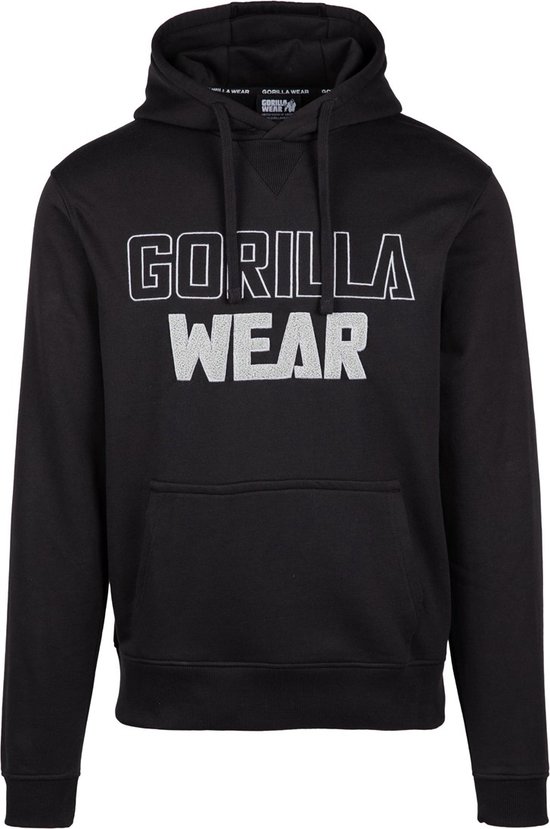Gorilla Wear Nevada Hoodie - Zwart - L
