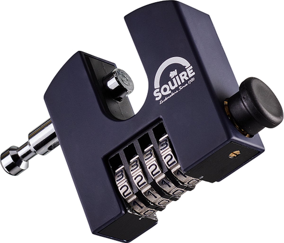 Squire SHCB65 - Cijferslot - Blokslot - Hangslot - Krachtig slot voor roldeuren en rolluiken - 65 mm