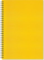 Artgecko Flashy Spiraal Schetsboek A3 Portret 150 gr 40 vel Wit Gele Omslag