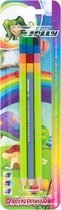 Jolly Supersticks Crayons de couleur Arc-en-ciel 3 pièces