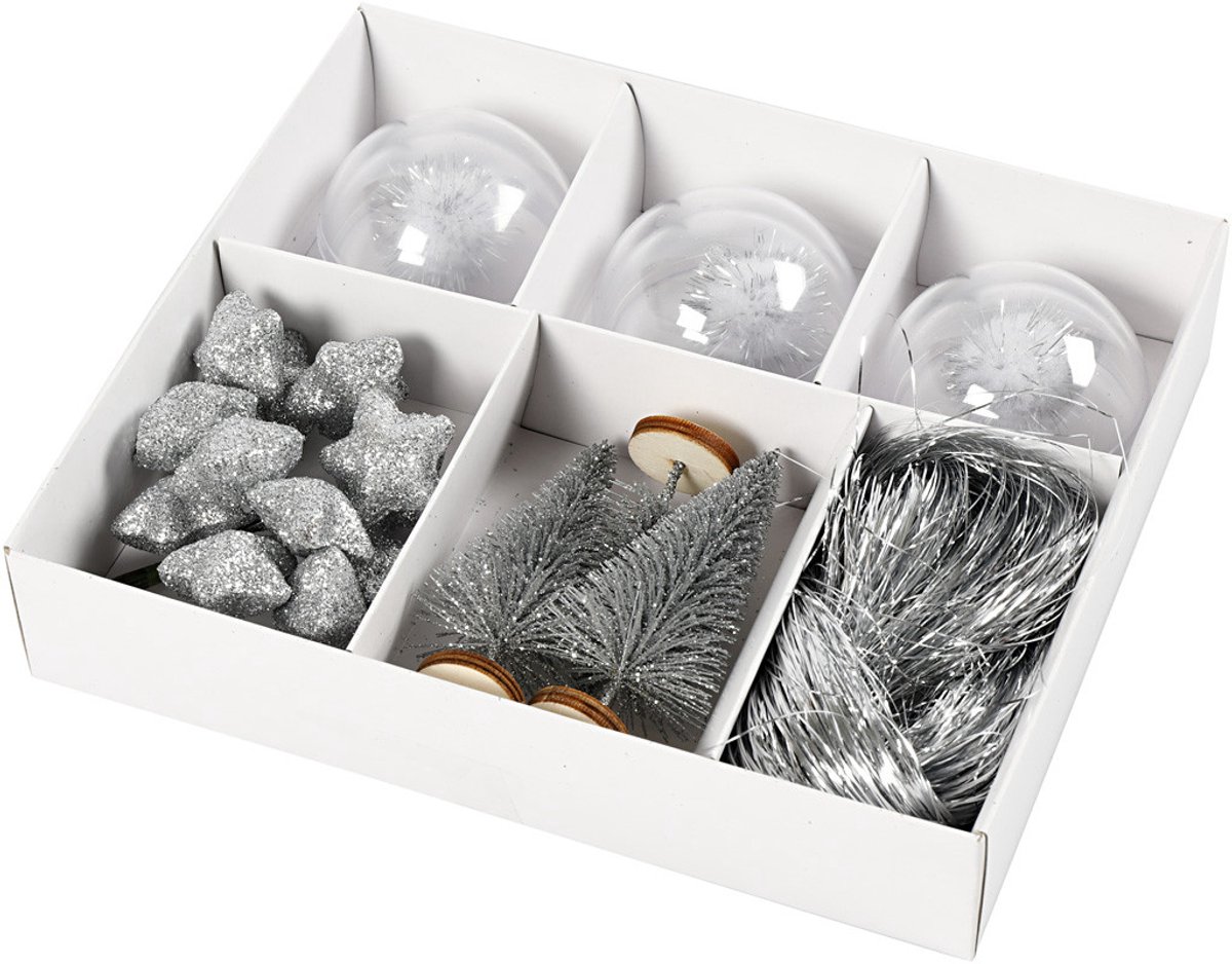 CC Geschenkverpakking Set Kerst Zilver