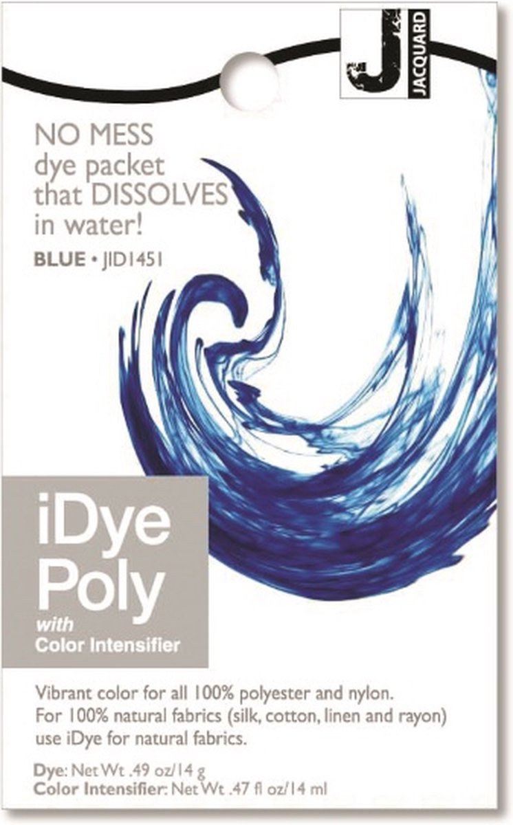 Jacquard iDye Poly textielverf Blauw 14 g