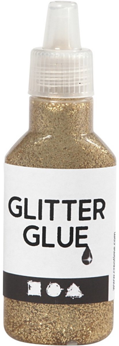 Creativ Company Glitterlijm goud, 25ml afbeelding