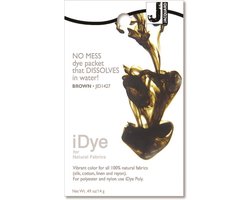 Jacquard iDye Natural textielverf bruin voor natuurlijke stoffen - 14 gr