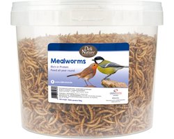 2x Deli Nature Greenline Meelwormen 700 gr