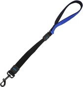 Nobleza Hondenriem - Korthouder hond - Hondenriem elastisch - hondenriem kort - 55 cm - Leiband hond - Elastisch paracord - Blauw