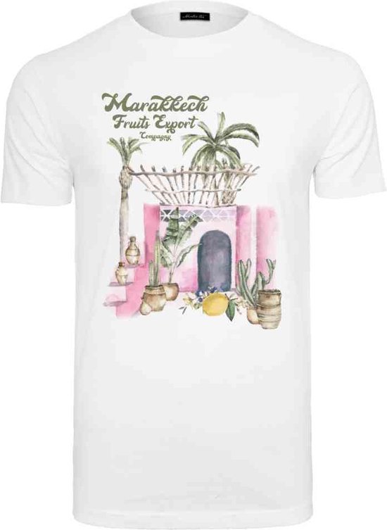 Mister Tee T-Shirt Uomo 'Fresh Like That' | 100% Cotone | Bianca | Vestibilità Regolare | Taglia 3XL