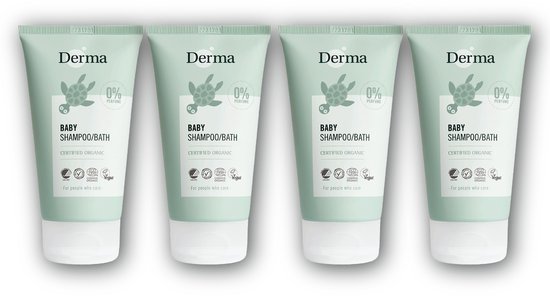 Derma Eco Baby pakket - 4 x shampoo & lichaam 150 ml