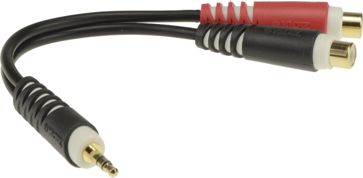 Klotz AYS-4 Y adapter 3.5mm jack stereo - 2x RCA female 0.2m