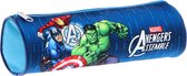 Etui Rond - Avengers Assemble - Captain American/Iron Man/Hulk - 22x8x8cm